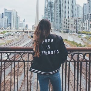 Peace Collective “Home is Toronto” Varsity Bomber